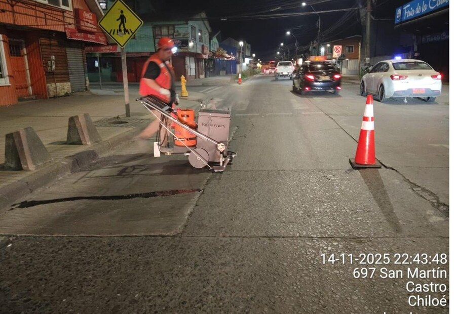 Maquinaria de marcado vial
